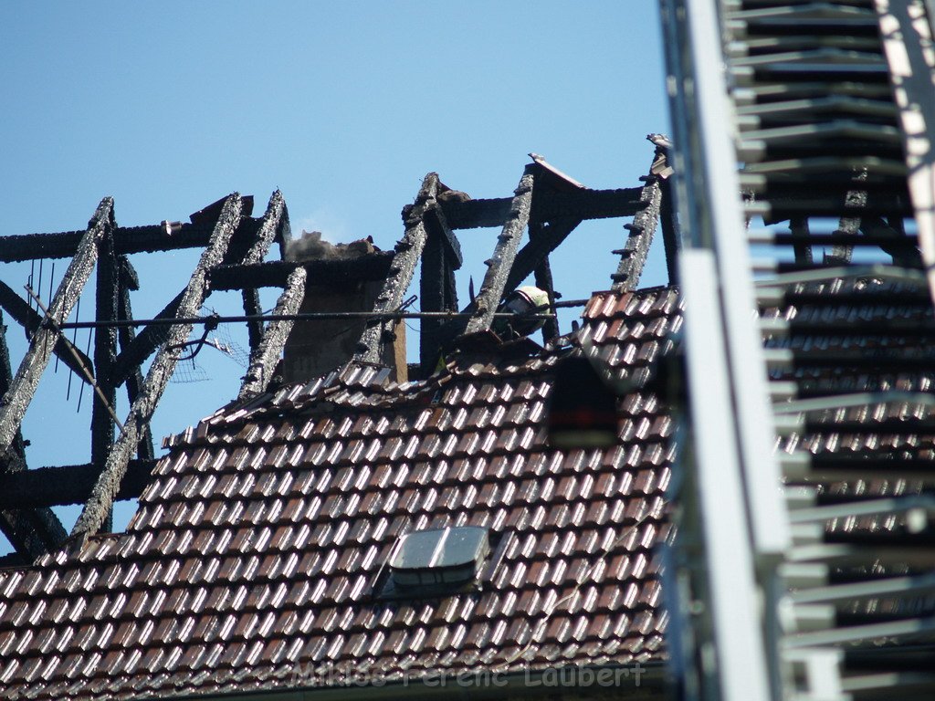 Dachstuhlbrand Koeln Kalk Kalker Hauptstr   P192.JPG